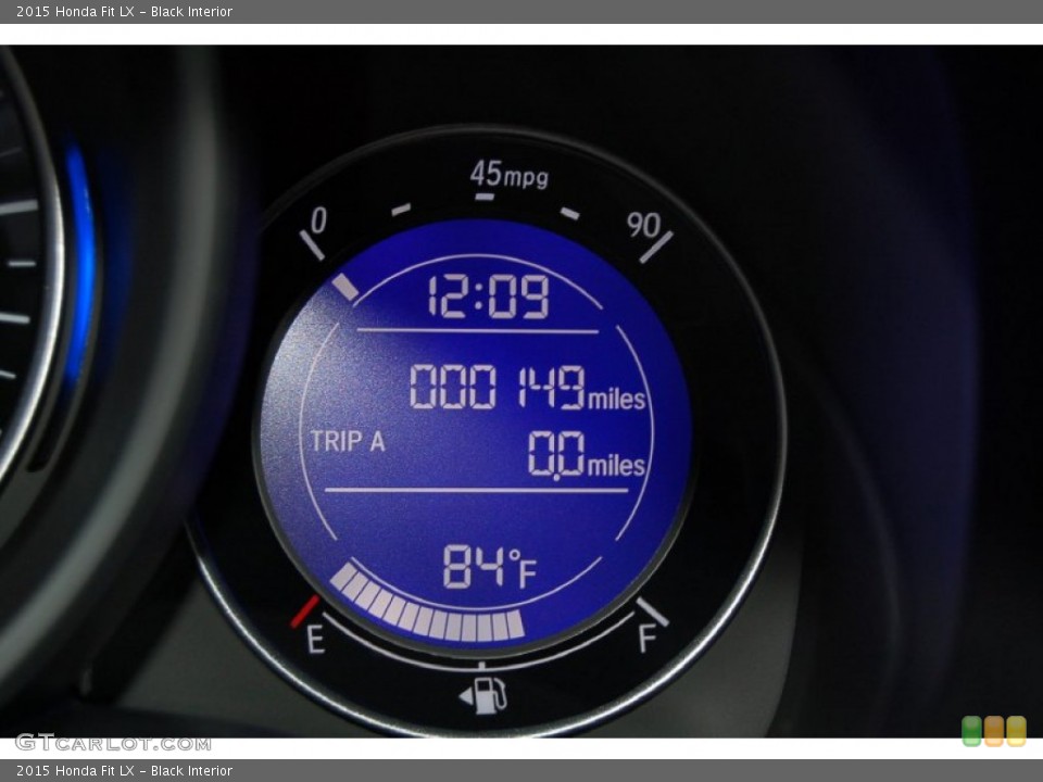 Black Interior Gauges for the 2015 Honda Fit LX #98560310