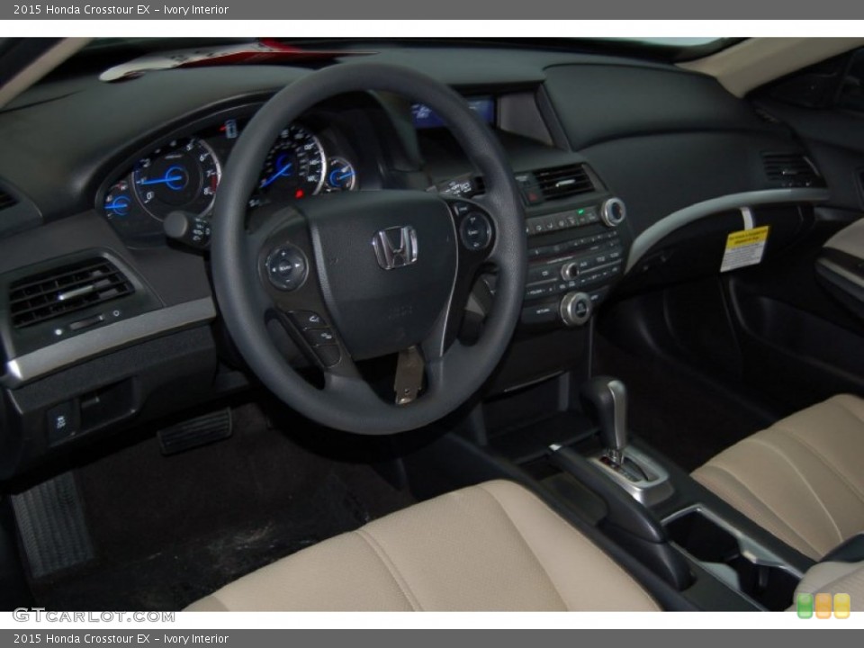 Ivory Interior Prime Interior for the 2015 Honda Crosstour EX #98561228