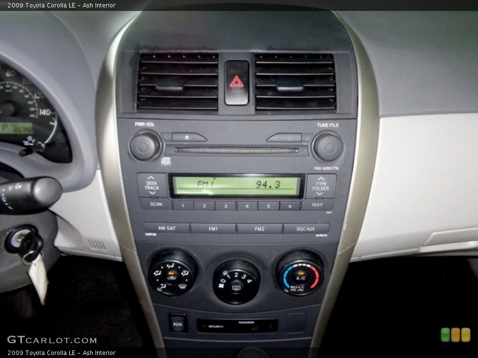 Ash Interior Controls for the 2009 Toyota Corolla LE #98562866