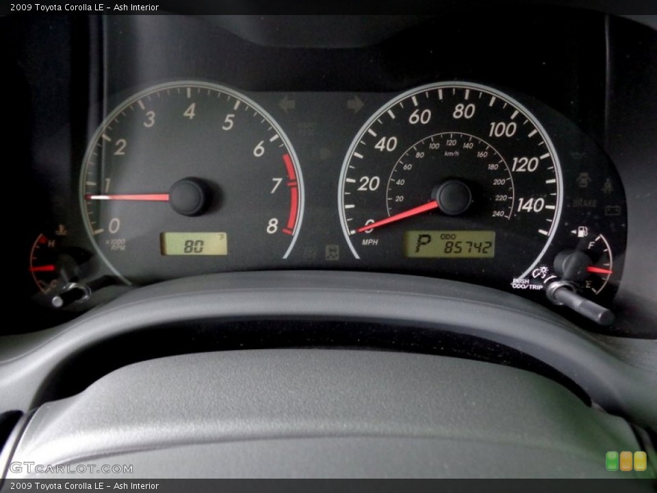 Ash Interior Gauges for the 2009 Toyota Corolla LE #98563187
