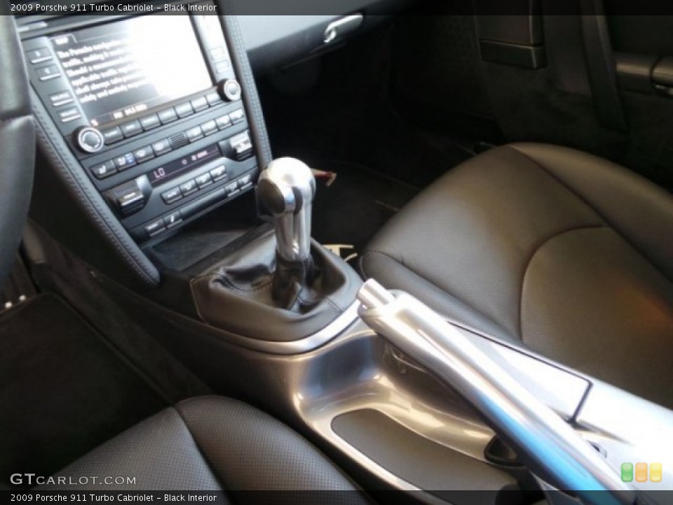 Black Interior Transmission for the 2009 Porsche 911 Turbo Cabriolet #98569810