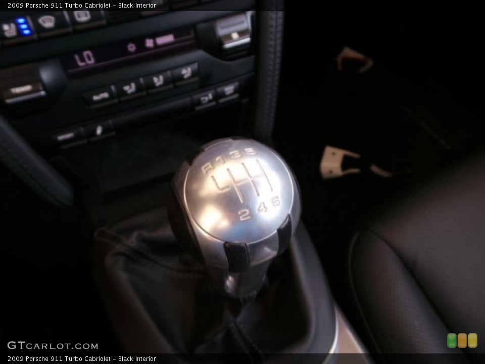 Black Interior Transmission for the 2009 Porsche 911 Turbo Cabriolet #98569870