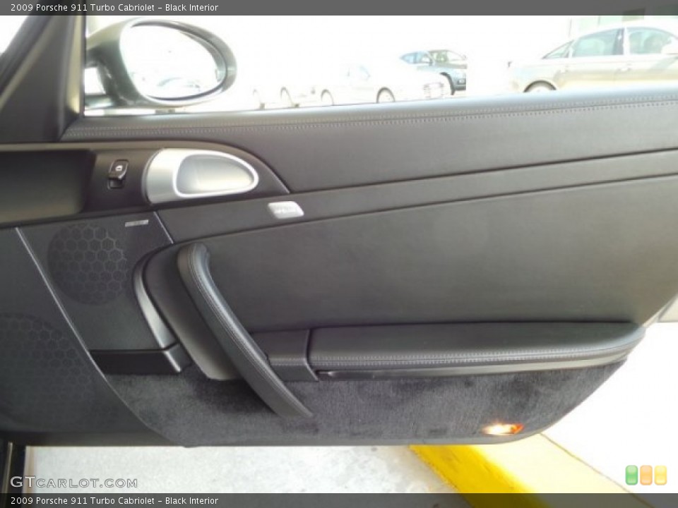 Black Interior Door Panel for the 2009 Porsche 911 Turbo Cabriolet #98569930