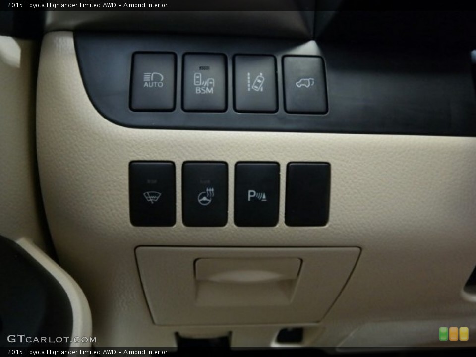 Almond Interior Controls for the 2015 Toyota Highlander Limited AWD #98569942