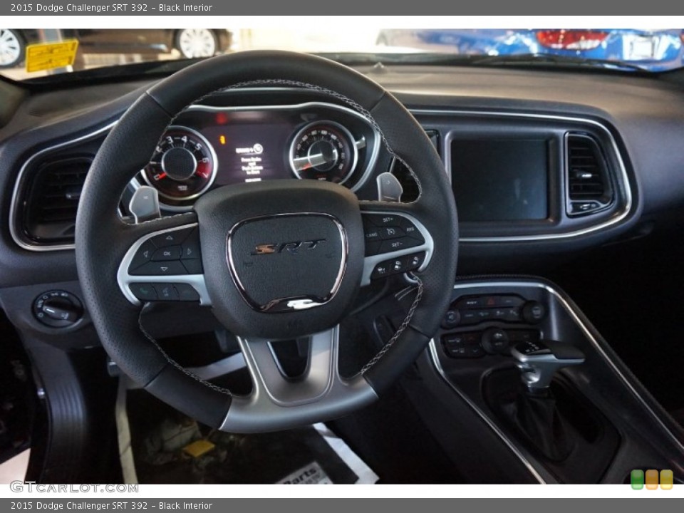 Black Interior Dashboard for the 2015 Dodge Challenger SRT 392 #98584612
