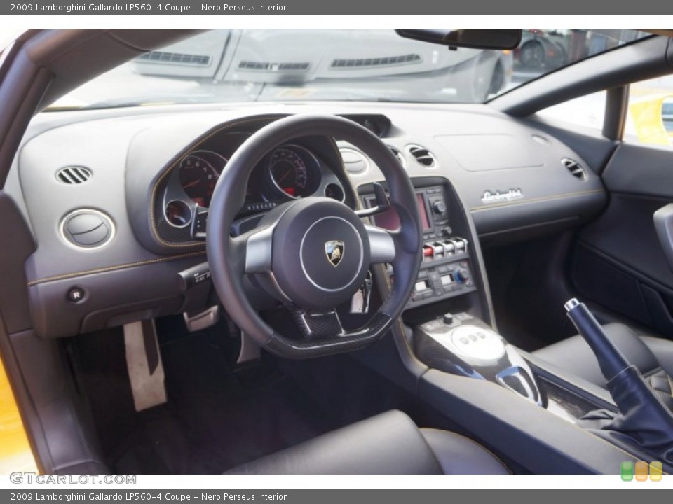 Nero Perseus Interior Dashboard for the 2009 Lamborghini Gallardo LP560-4 Coupe #98589832