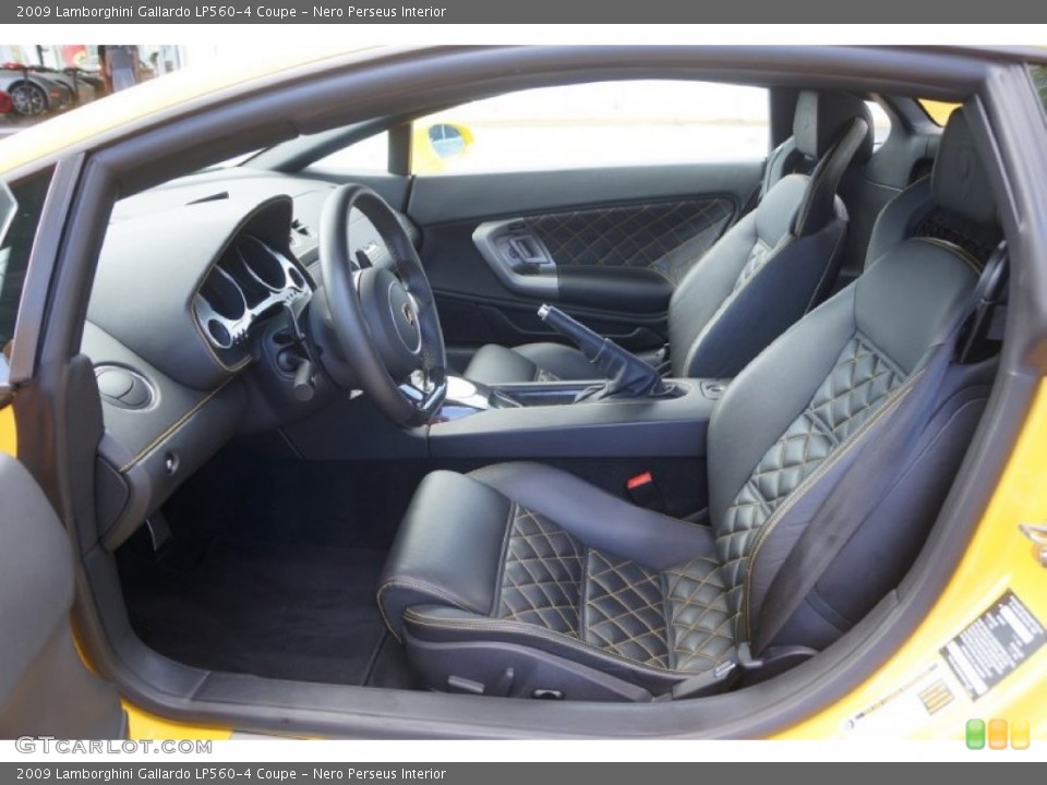 Nero Perseus Interior Photo for the 2009 Lamborghini Gallardo LP560-4 Coupe #98589853