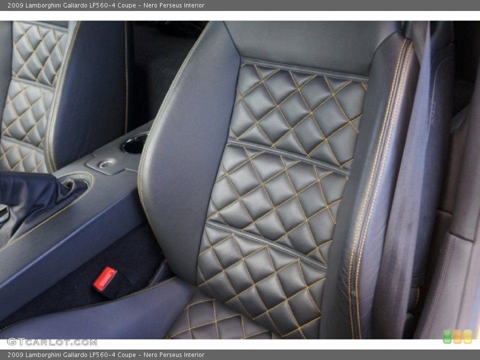 Nero Perseus Interior Front Seat for the 2009 Lamborghini Gallardo LP560-4 Coupe #98589893