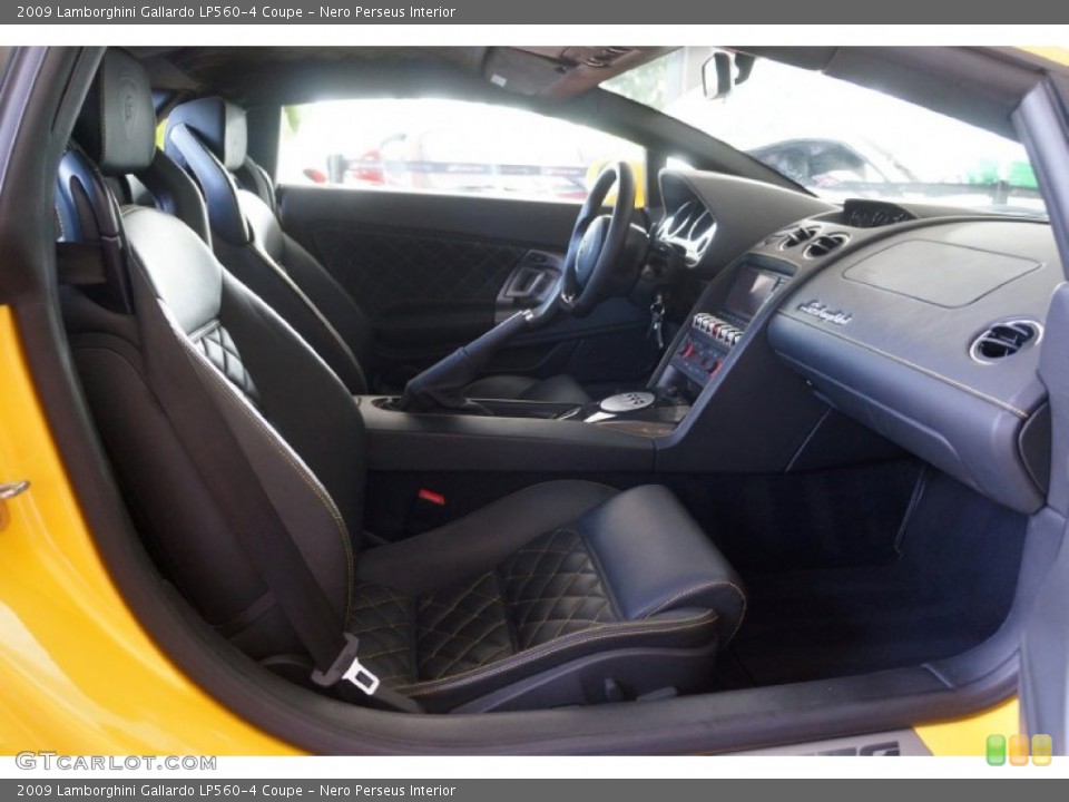 Nero Perseus Interior Front Seat for the 2009 Lamborghini Gallardo LP560-4 Coupe #98590135