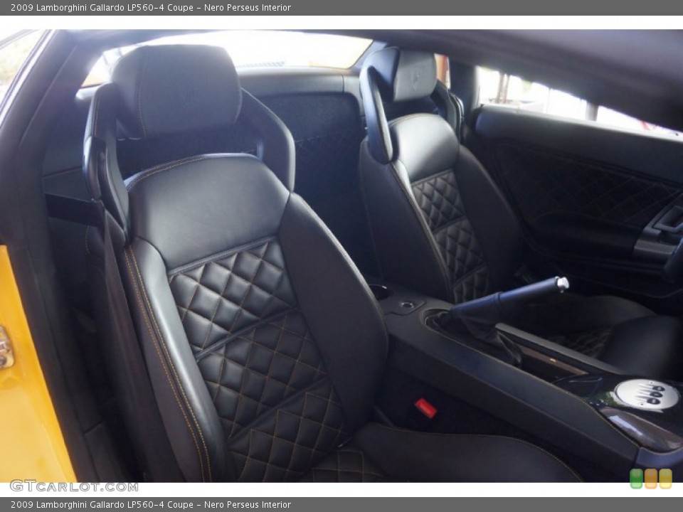 Nero Perseus Interior Front Seat for the 2009 Lamborghini Gallardo LP560-4 Coupe #98590153