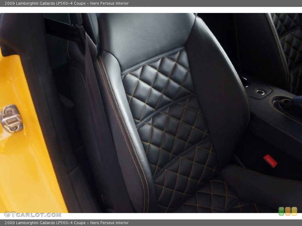 Nero Perseus Interior Front Seat for the 2009 Lamborghini Gallardo LP560-4 Coupe #98590174