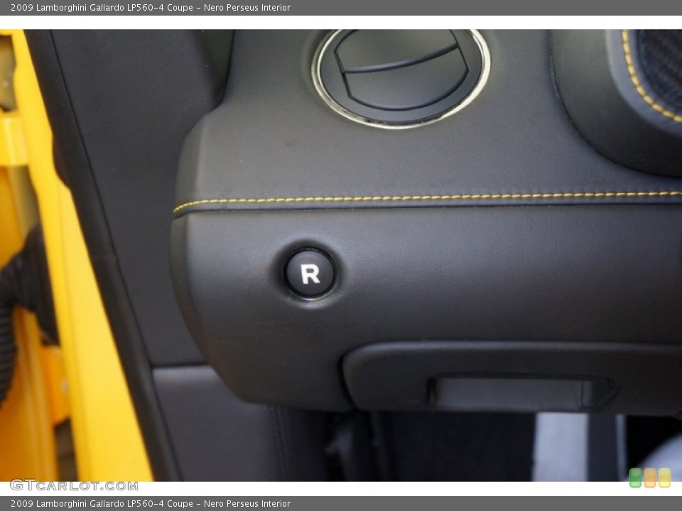 Nero Perseus Interior Controls for the 2009 Lamborghini Gallardo LP560-4 Coupe #98590471