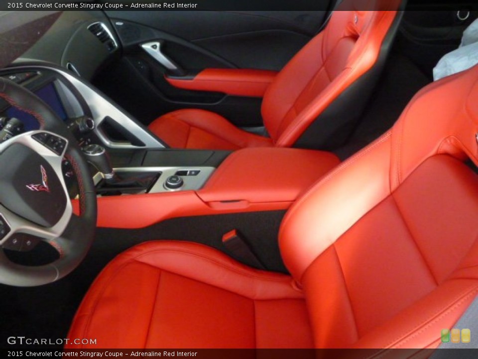 Adrenaline Red Interior Front Seat for the 2015 Chevrolet Corvette Stingray Coupe #98595865