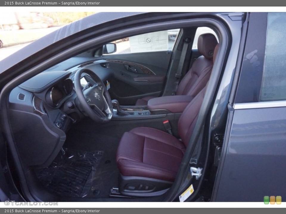 Sangria/Ebony 2015 Buick LaCrosse Interiors