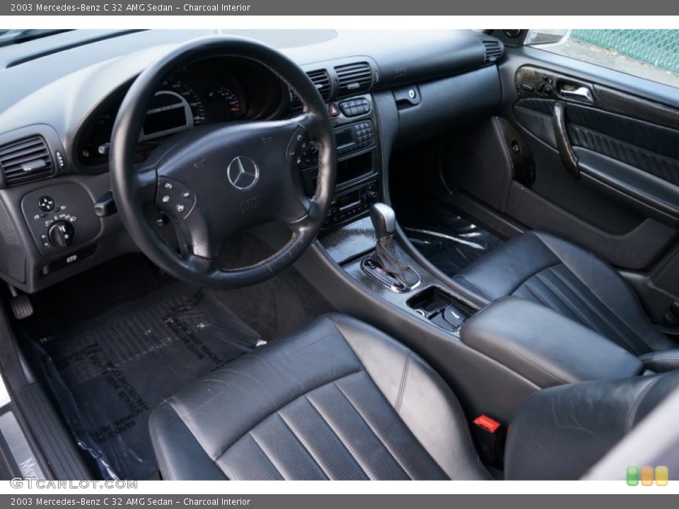 Charcoal 2003 Mercedes-Benz C Interiors