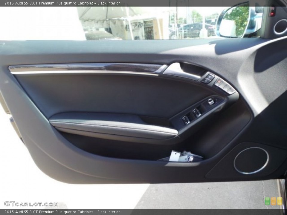 Black Interior Door Panel for the 2015 Audi S5 3.0T Premium Plus quattro Cabriolet #98602904