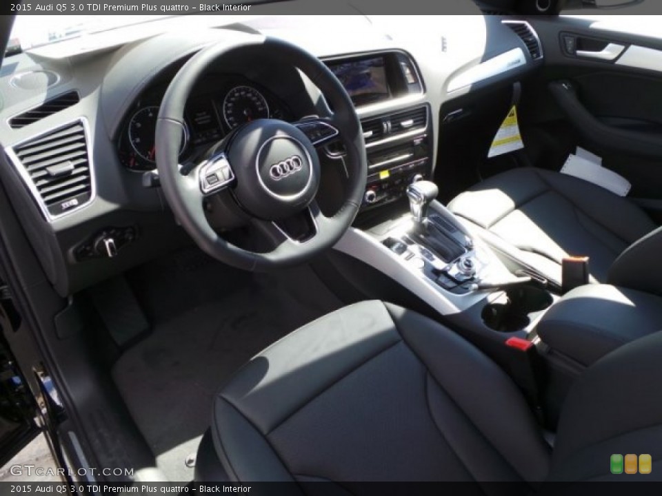 Black Interior Photo for the 2015 Audi Q5 3.0 TDI Premium Plus quattro #98603721
