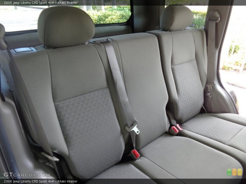 Khaki Interior Rear Seat for the 2006 Jeep Liberty CRD Sport 4x4 #98612444