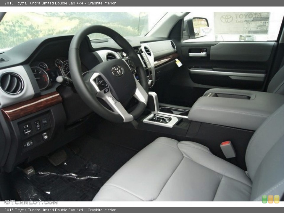 Graphite Interior Prime Interior for the 2015 Toyota Tundra Limited Double Cab 4x4 #98620160
