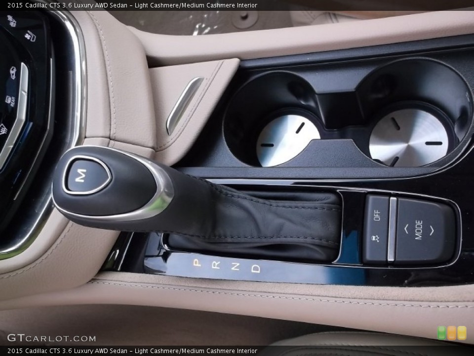 Light Cashmere/Medium Cashmere Interior Transmission for the 2015 Cadillac CTS 3.6 Luxury AWD Sedan #98623818