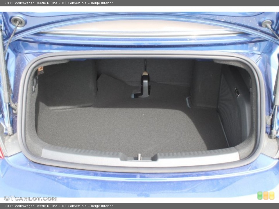 Beige Interior Trunk for the 2015 Volkswagen Beetle R Line 2.0T Convertible #98627577