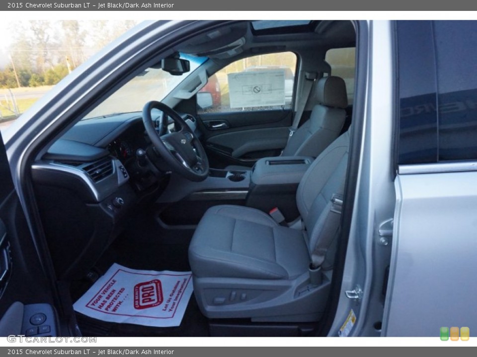 Jet Black/Dark Ash 2015 Chevrolet Suburban Interiors