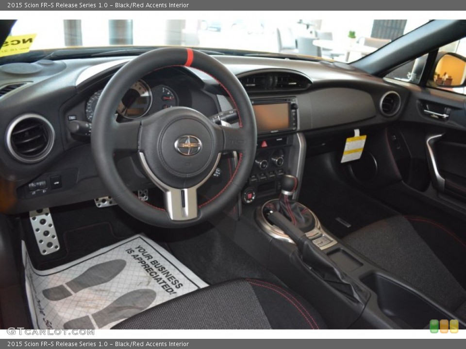 Black/Red Accents Interior Photo for the 2015 Scion FR-S Release Series 1.0 #98632692