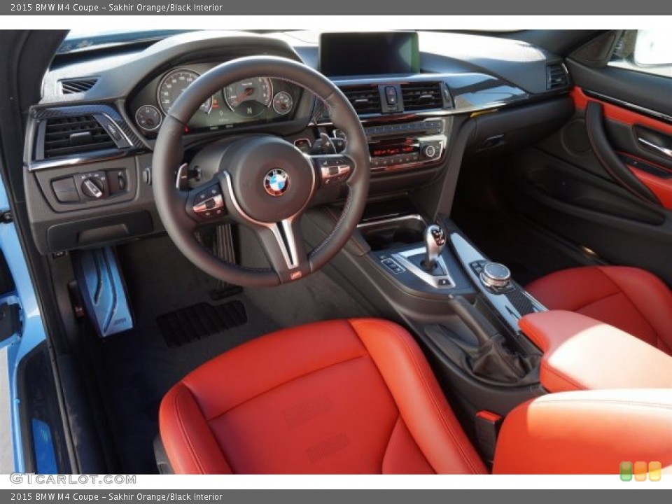 Sakhir Orange/Black Interior Photo for the 2015 BMW M4 Coupe #98640422
