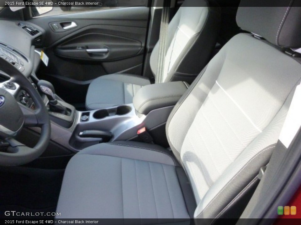 Charcoal Black Interior Front Seat for the 2015 Ford Escape SE 4WD #98640623