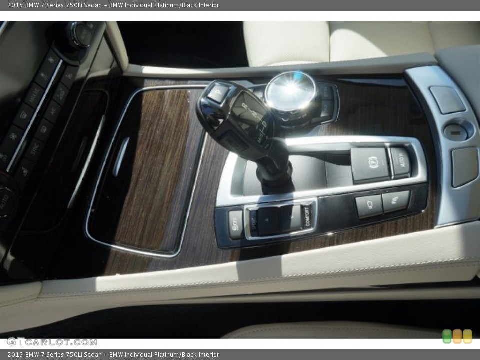 BMW Individual Platinum/Black Interior Transmission for the 2015 BMW 7 Series 750Li Sedan #98641709