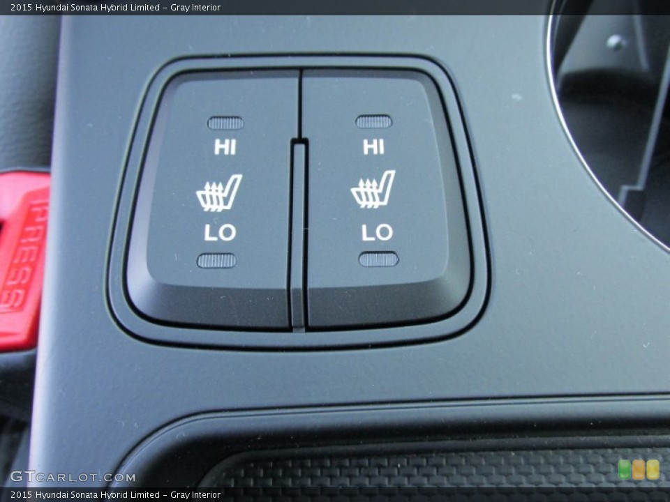 Gray Interior Controls for the 2015 Hyundai Sonata Hybrid Limited #98646485