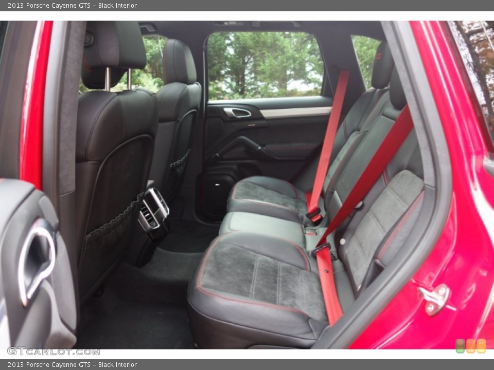 Black Interior Rear Seat for the 2013 Porsche Cayenne GTS #98648474