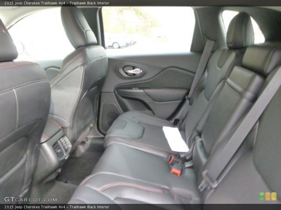 Trailhawk Black Interior Rear Seat for the 2015 Jeep Cherokee Trailhawk 4x4 #98648660