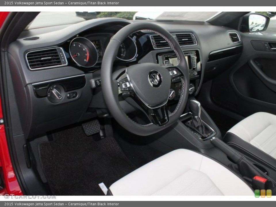 Ceramique/Titan Black 2015 Volkswagen Jetta Interiors