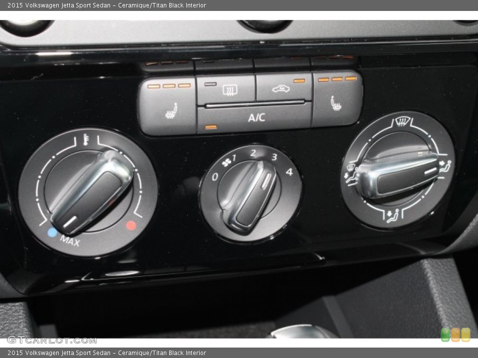 Ceramique/Titan Black Interior Controls for the 2015 Volkswagen Jetta Sport Sedan #98649764
