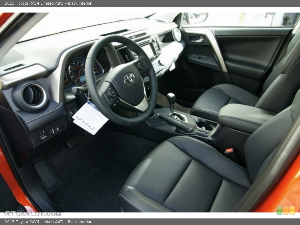 Black Interior Photo for the 2015 Toyota RAV4 Limited AWD #98652167