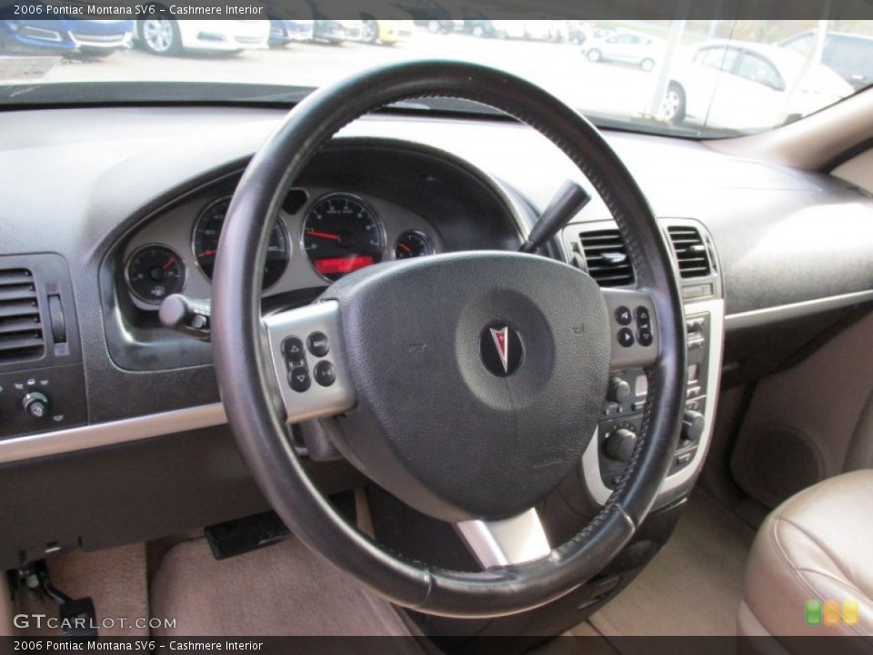 Cashmere Interior Steering Wheel for the 2006 Pontiac Montana SV6 #98652620