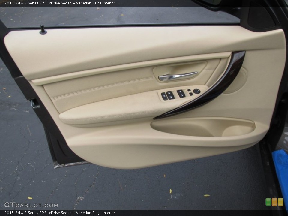 Venetian Beige Interior Door Panel for the 2015 BMW 3 Series 328i xDrive Sedan #98653154