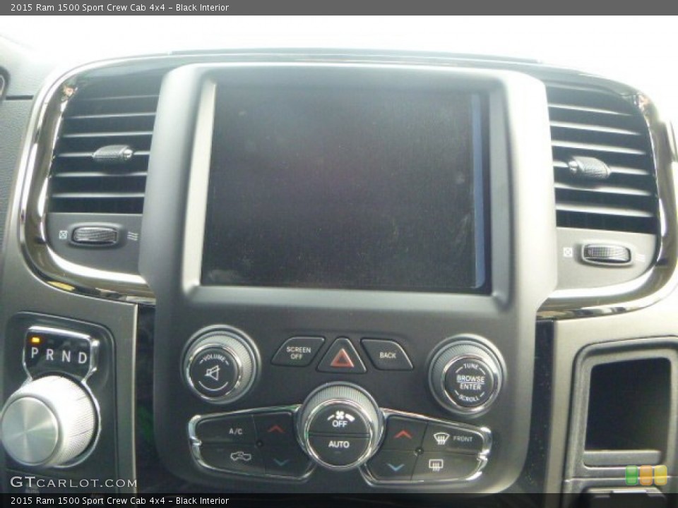 Black Interior Controls for the 2015 Ram 1500 Sport Crew Cab 4x4 #98655011