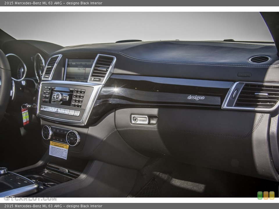 designo Black Interior Dashboard for the 2015 Mercedes-Benz ML 63 AMG #98662277