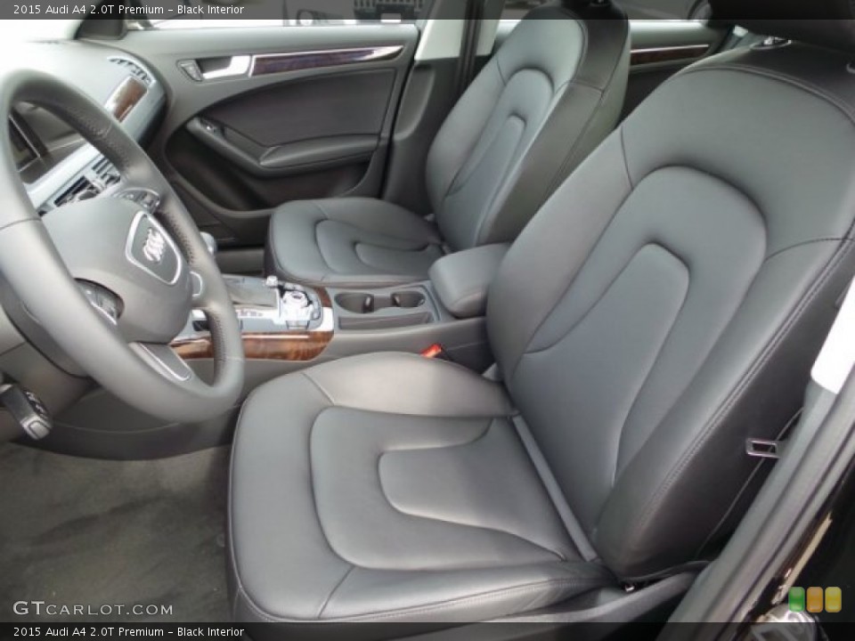 Black Interior Front Seat for the 2015 Audi A4 2.0T Premium #98673347