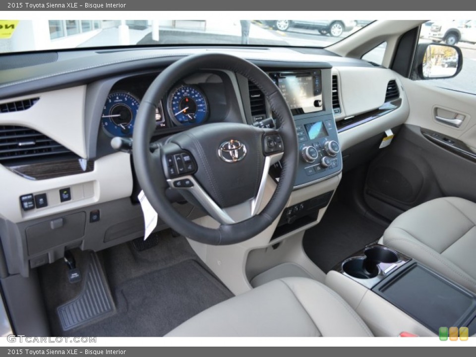 Bisque Interior Prime Interior for the 2015 Toyota Sienna XLE #98675528