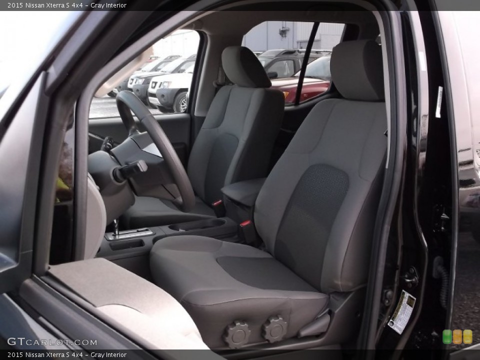 Gray 2015 Nissan Xterra Interiors