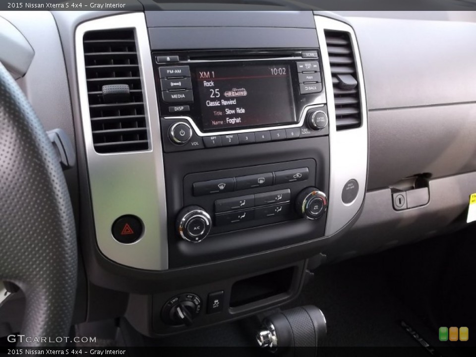 Gray Interior Controls for the 2015 Nissan Xterra S 4x4 #98678708