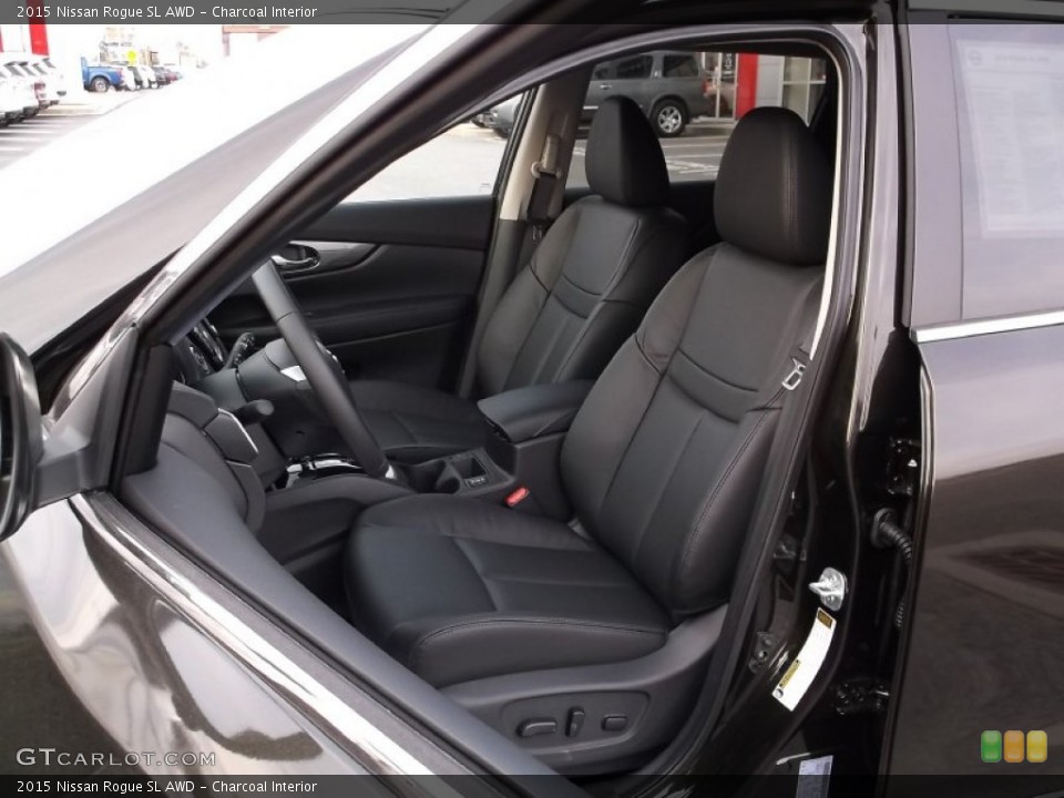 Charcoal Interior Front Seat for the 2015 Nissan Rogue SL AWD #98679044