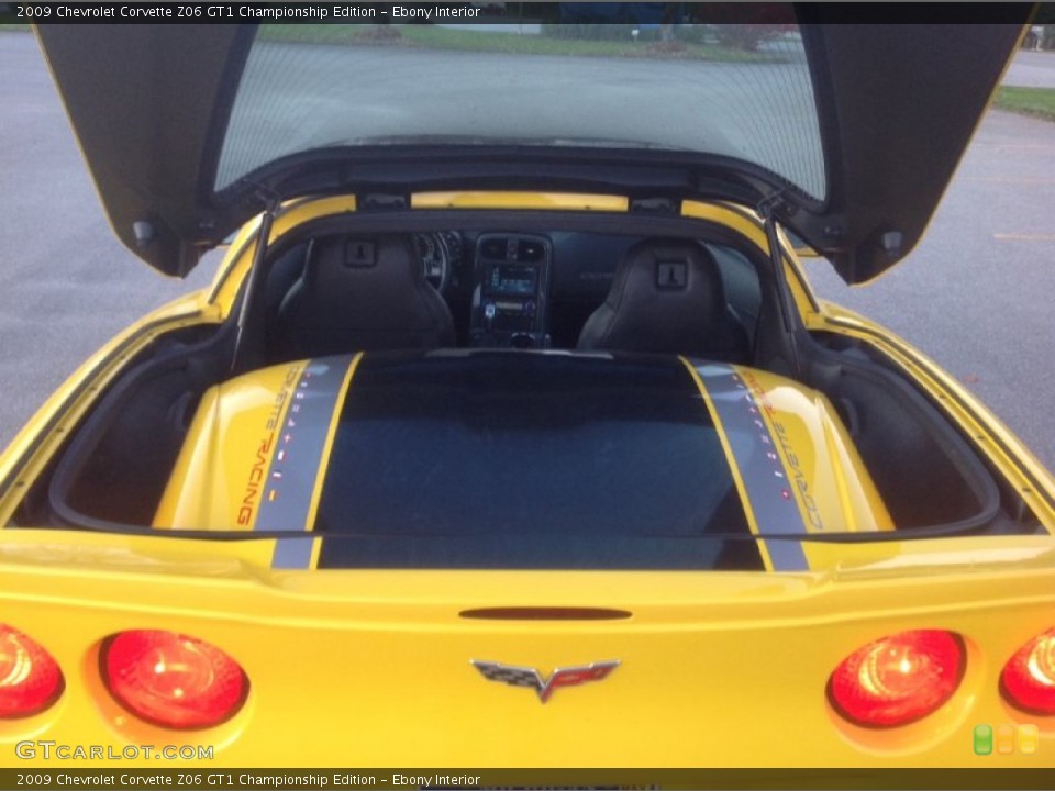 Ebony Interior Trunk for the 2009 Chevrolet Corvette Z06 GT1 Championship Edition #98684257
