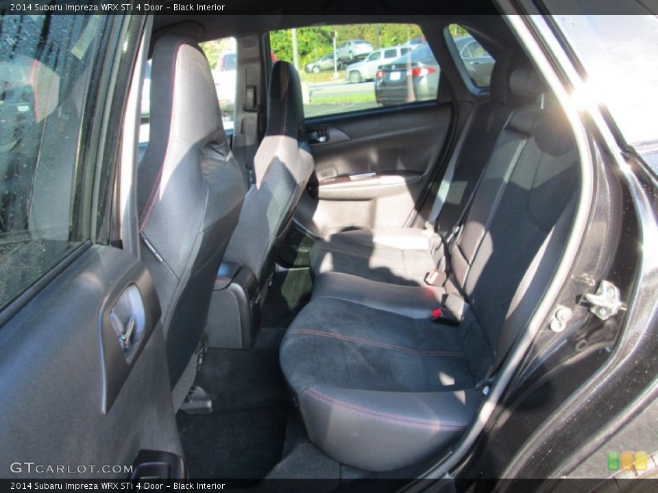 Black Interior Rear Seat for the 2014 Subaru Impreza WRX STi 4 Door #98684740