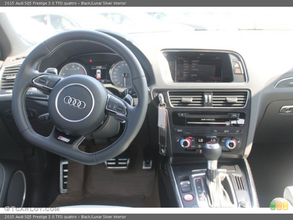 Black/Lunar Silver Interior Dashboard for the 2015 Audi SQ5 Prestige 3.0 TFSI quattro #98689585