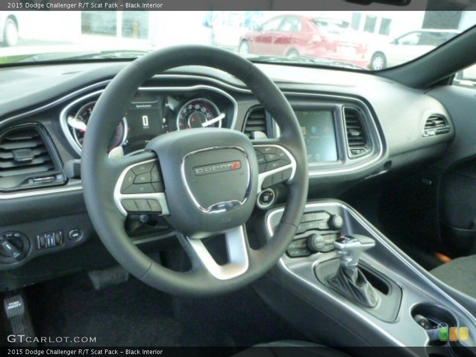 Black Interior Dashboard for the 2015 Dodge Challenger R/T Scat Pack #98690788