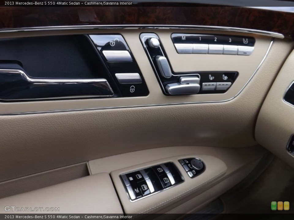 Cashmere/Savanna Interior Controls for the 2013 Mercedes-Benz S 550 4Matic Sedan #98692321